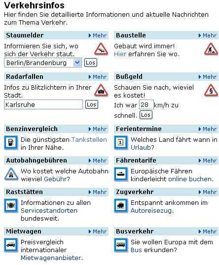 Verkehrsinfos